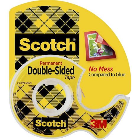 3M 137, Scotch 137 Double Sided Tape With Dispenser, MMM137, MMM 137 - Office Supply Hut