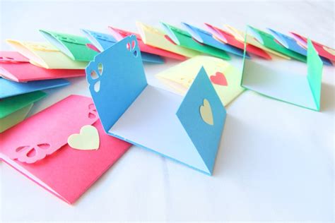 Mini note cards Primary color mini notecards Small gift