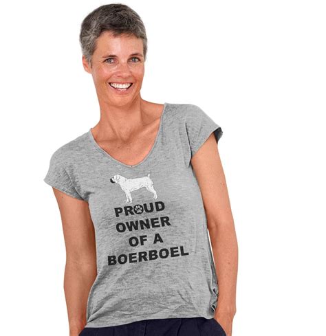 Boerboel Proud Owner - Women's V-Neck T-Shirt | AKC Shop