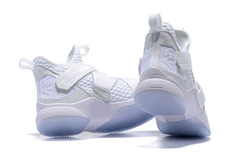 Nike LeBron Soldier 12 XII SFG Triple White Basketball Shoe - FavSole.com