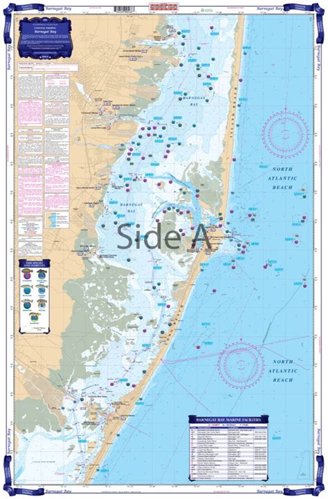 Waterproof Charts - Barnegat Bay Coastal Fishing