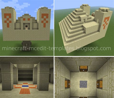 Minecraft Desert Temple Schematic