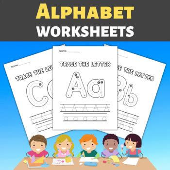 Numbers, Alphabet, Shapes, Colors. Worksheets bundle by Your Fellow Teacher