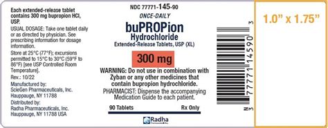 Bupropion: Package Insert / Prescribing Information