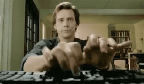 Typing Jim Carrey GIF - Typing Jim Carrey Workaholic - Descubre y ...