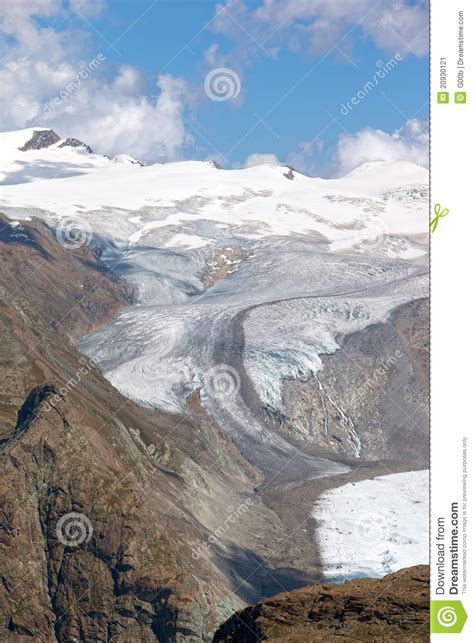 Alpine Glacier Melting in the Swiss Alps Stock Image - Image of nature, high: 20930121