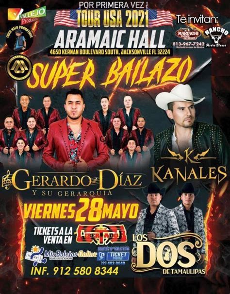 Super Bailazo con Gerardo Diaz y su Gerarquia, Kanales y Los Dos de ...