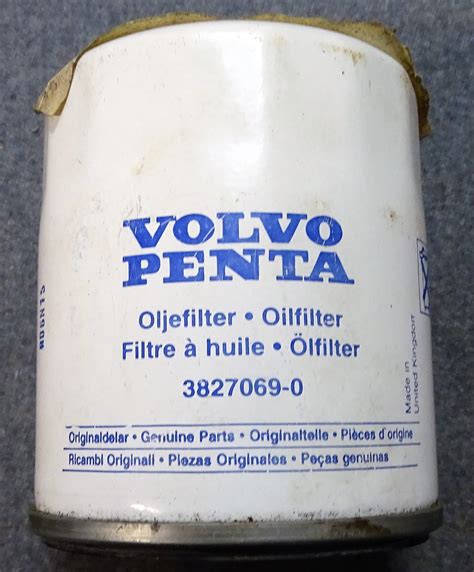 Volvo Penta Oil Filter 3827069-0 - Marine Engineering Services