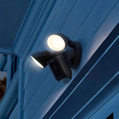 Questions and Answers: Ring Floodlight Cam Plus Outdoor Wired 1080p Surveillance Camera Black ...