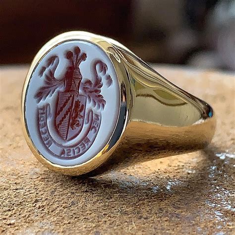 The Oxford Signet Ring Co. on Instagram: “The red Sardonyx is believed to bring lasting ...