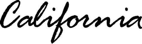 California License Plate (script, 1993–) | Tattoo lettering fonts, Tattoo lettering, California ...