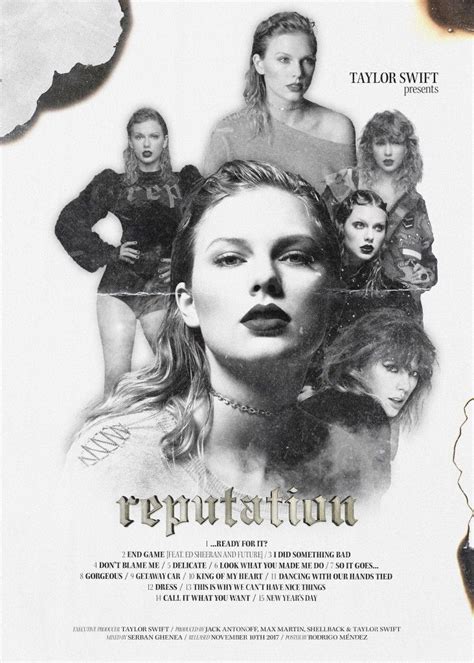Taylor Swift reputation Poster Room, A4 Poster, Room Posters, Retro Poster, Music Poster, Poster ...