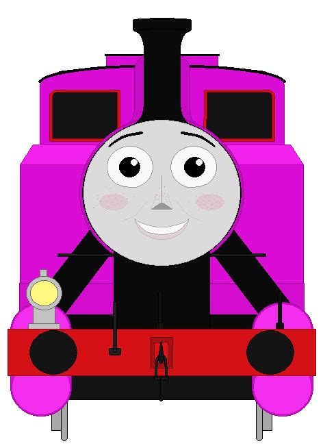 Rosie the Pink Engine Front by DanielArkansanEngine on DeviantArt