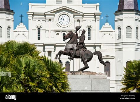 Statue of Andrew Jackson Stock Photo - Alamy