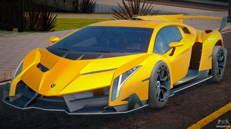 Lamborghini Veneno Yellow for GTA San Andreas