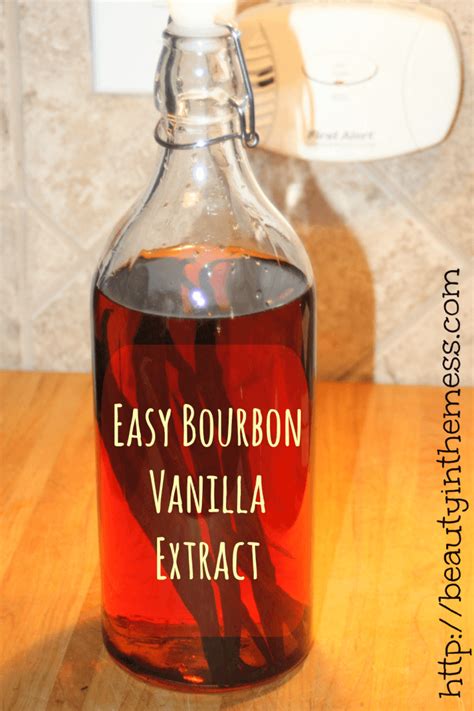 Easy Bourbon Vanilla Extract with 3 Ingredients | Vanilla extract ...