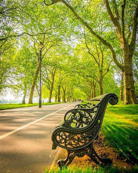 DIY Garden Bench Ideas - Free Plans for Outdoor Benches: London Park Benches