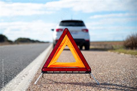 Red emergency stop sign Stock Photo | Adobe Stock