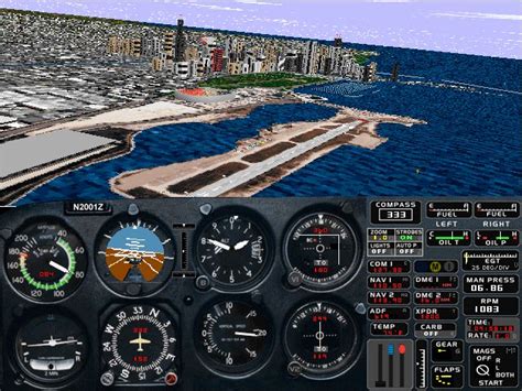 Windows 95 Flight Simulator bought it on a sale rack and crashed many ...