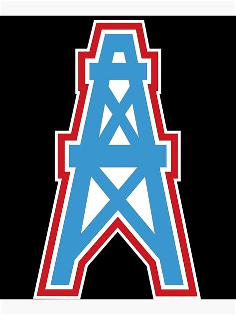 "Houston Oilers Logo" Poster for Sale by velvelatri | Redbubble