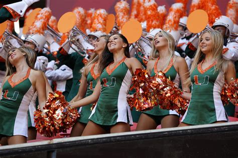 College Football World Reacts To Miami Cheerleader Photo - The Spun