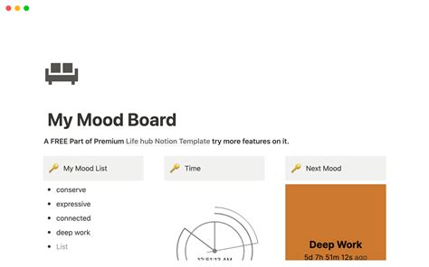 My Mood Board Template | Notion Marketplace