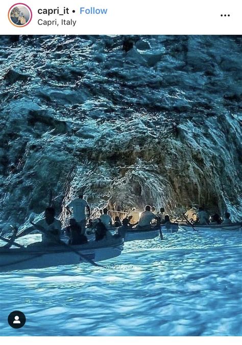 Blue grotto in Capri Italy