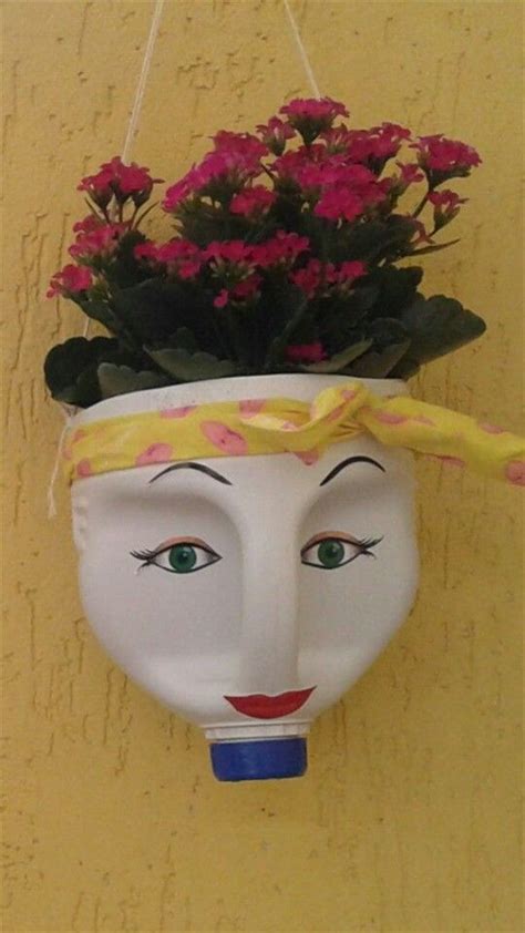 Milk Jug Planters with Faces: Eco-Friendly DIY Ideas - Balcony Decoration & Eco-Friendly Garden ...