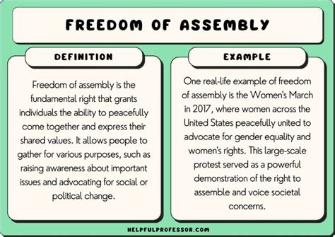 15 Freedom of Assembly Examples (2024)