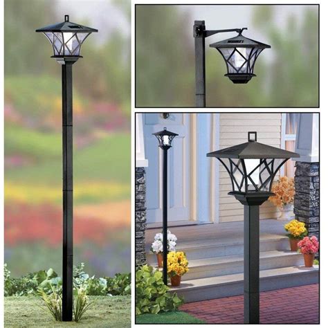 Freeport Park® Solon Outdoor 1-Light 61" Post Light | Wayfair in 2020 | Solar lamp post, Outdoor ...