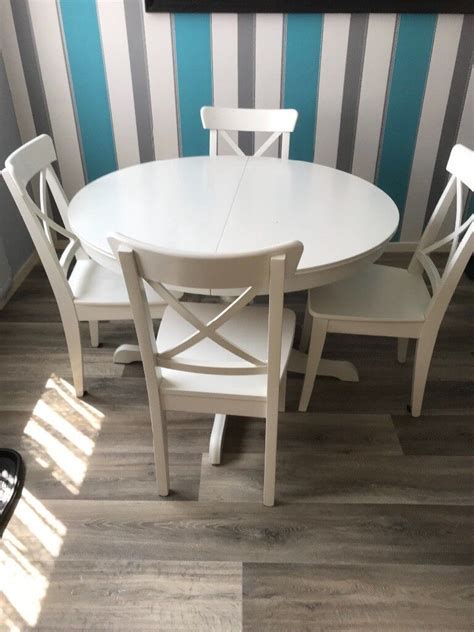Ikea Extendable Dining Table and 4 Chairs | in Fareham, Hampshire | Gumtree