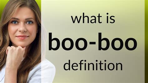 Boo-boo — definition of BOO-BOO - YouTube