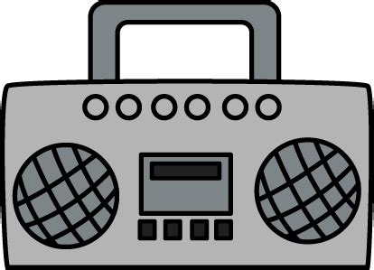 Boom Box Clipart