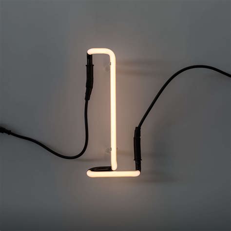 SELETTI LETTERS "NEON ART" LAMPADA ALFABETO-ALPHABET LAMP ⋆ DELLA PIA HOME 1965