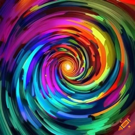 Colorful explosion in digital artwork on Craiyon