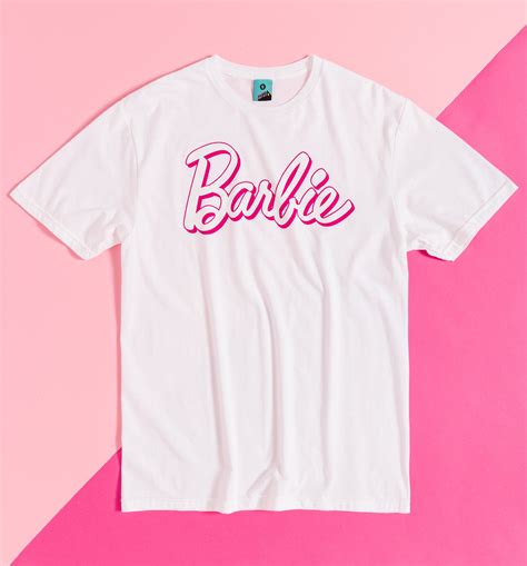 Barbie Retro Logo White T-Shirt