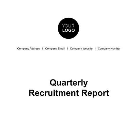 FREE Quarterly Report Template - Download in Word, Google Docs, Excel, PDF, Google Sheets ...