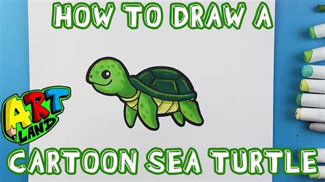 How To Draw A Cartoon Tortoise - Chargeagency24