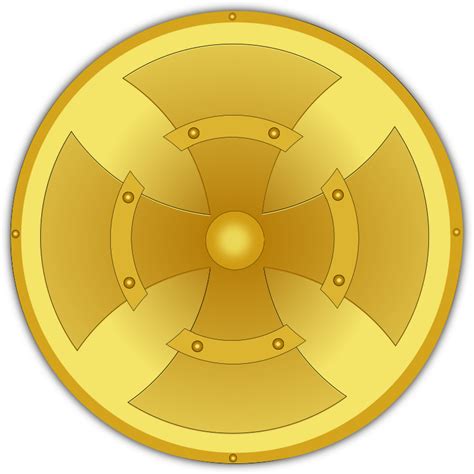 golden shield - Openclipart