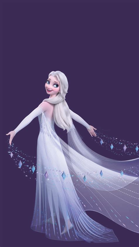 15 new Frozen 2 HD wallpapers with Elsa in white dress and her hair down - desktop and mobile ...