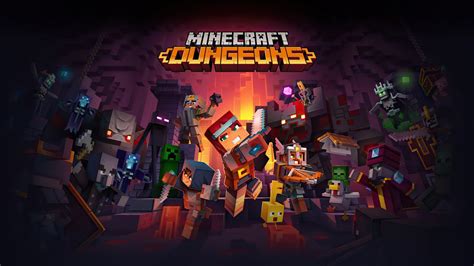 Download Minecraft Video Game Minecraft: Dungeons 4k Ultra HD Wallpaper