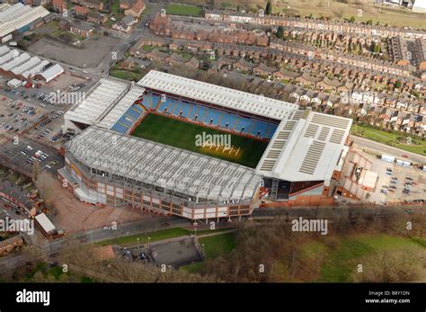 Aerial view of Aston Villa FC football stadium Villa Park Birmingham Stock Photo, Royalty Free ...