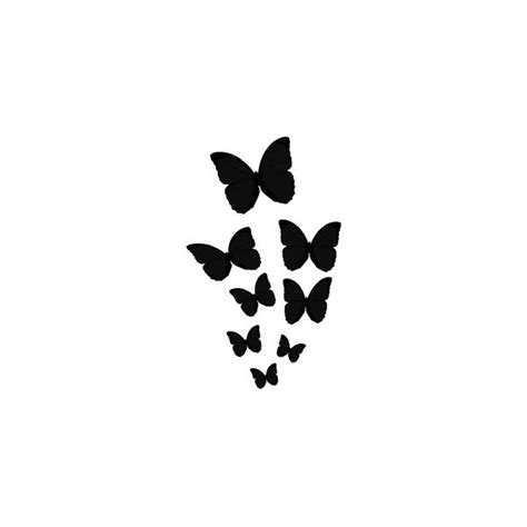 Free Butterfly Silhouette Tattoo, Download Free Butterfly Silhouette Tattoo png images, Free ...