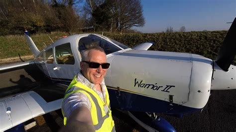 Landing practice at Biggin Hill airport - Jon Hunt, The Flying Reporter