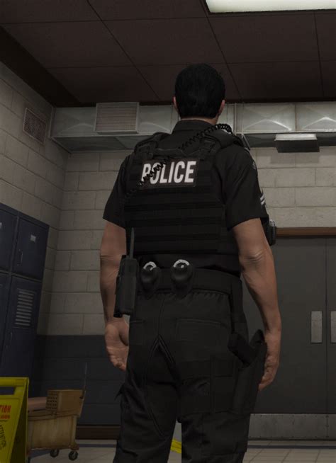 LAPD Style Vest with Green X26 Taser for EUP - Gta5-Hub.com