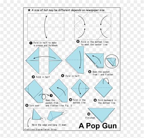 Origami Pop Gun