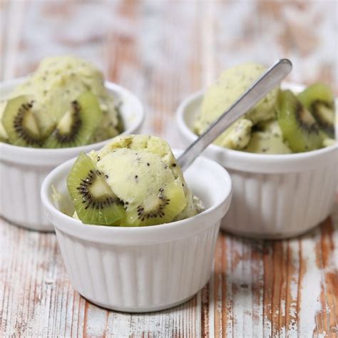 Kiwi Ice Cream | Recipe | Kiwi ice cream, Kiwi recipes, Ice cream recipes