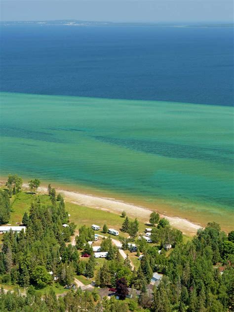 Roberts Landing Camping on the Beach - Cheboygan, MI