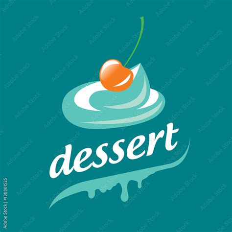 vector logo dessert Stock Vector | Adobe Stock