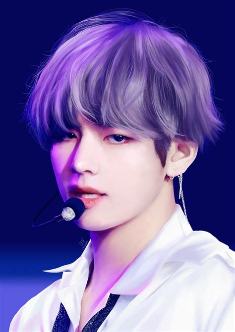 Kim Taehyung of BTS [digital portrait] : r/fanart